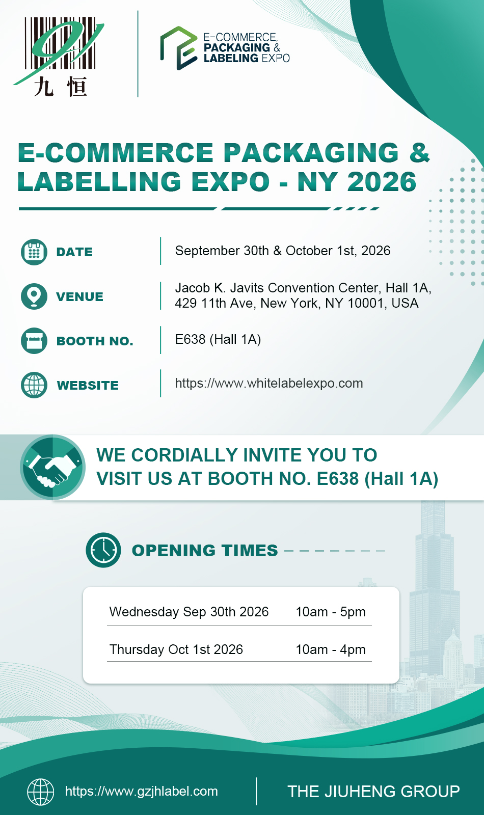 E-COMMERCE PACKAGING & LABELLING EXPO - NY 2026